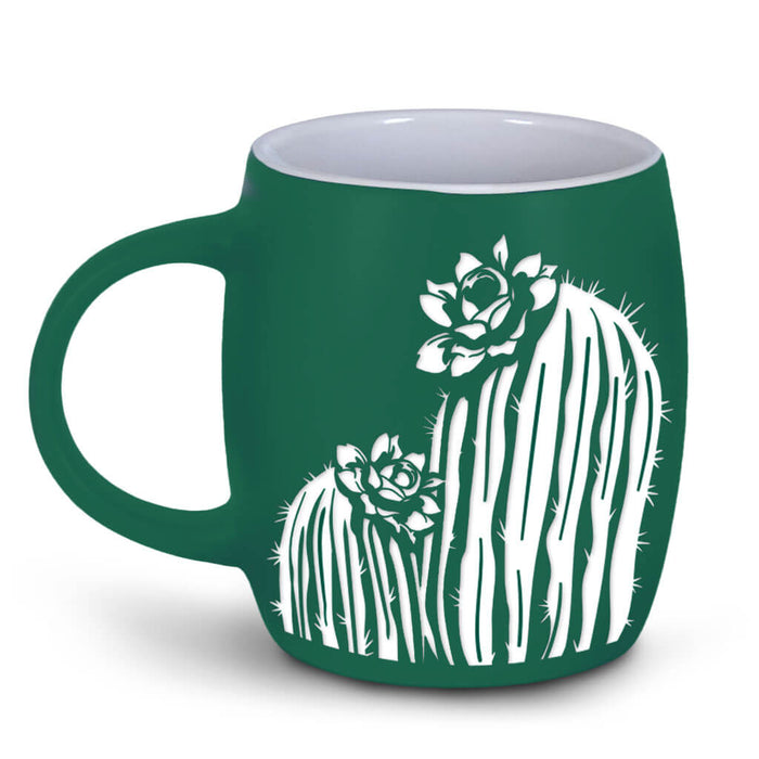 Desert Botanical Garden Prickly Pear Etched Mug