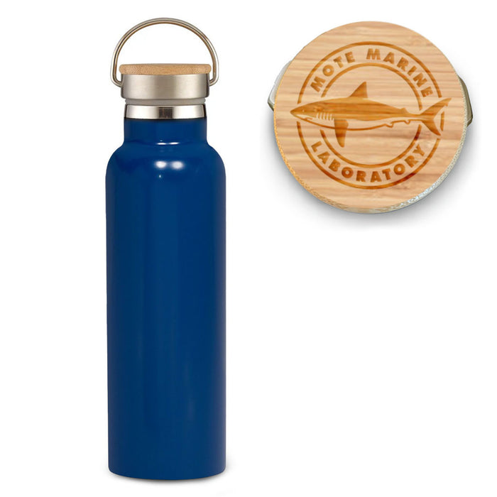 Mote Marine Laboratory Bamboo Lid Etched Water Bottle