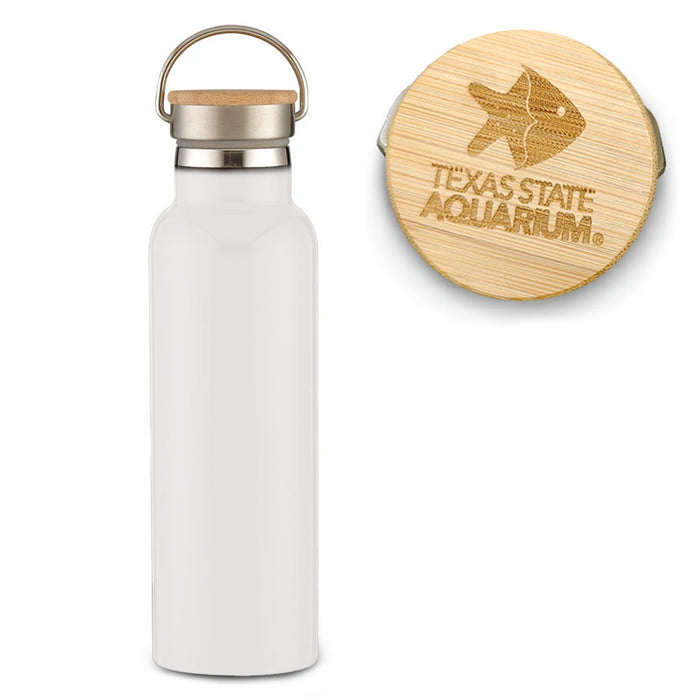 Texas State Aquarium Bamboo Lid Water Bottle