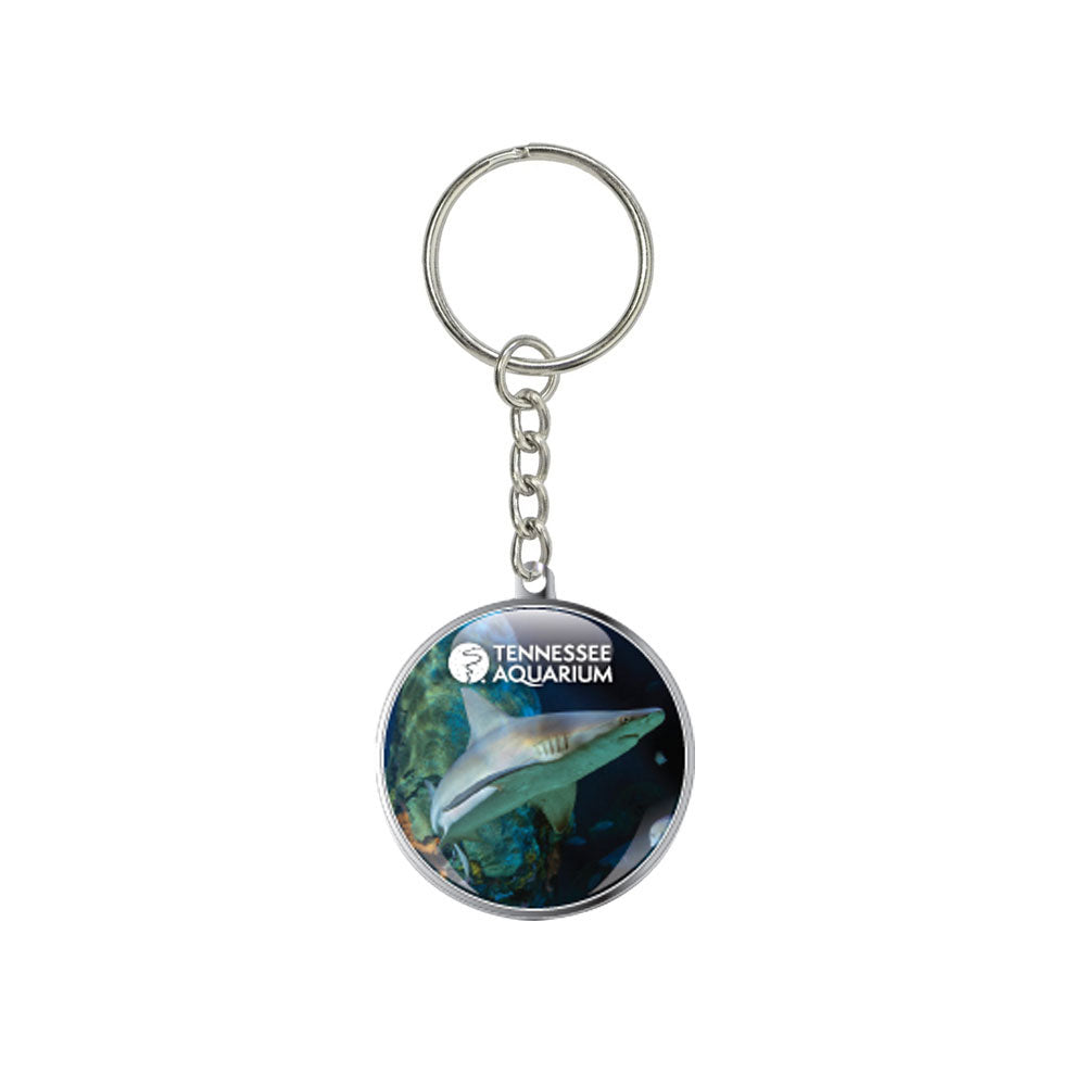 サプライ・アクセサリ・グッズ DAC Spring Mountain Majesty Tennessee Aquarium Shark Dome Keychain — Muze Merch