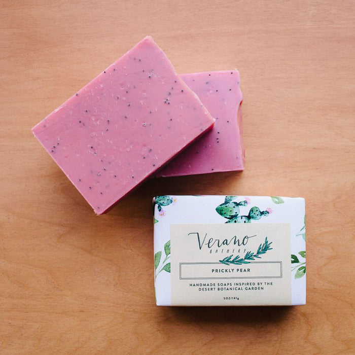 Verano Bathery Prickly Pear Bar Soap