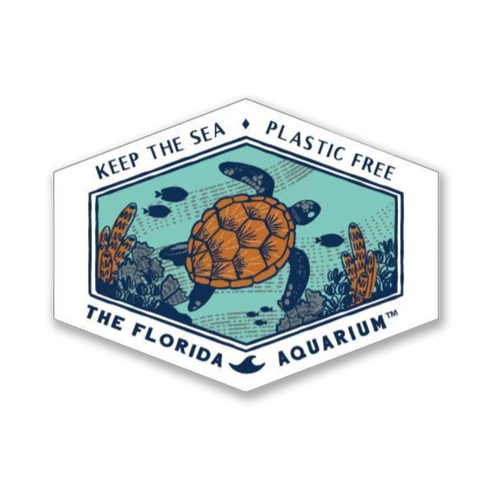The Florida Aquarium Keep Sea Wood Magnet
