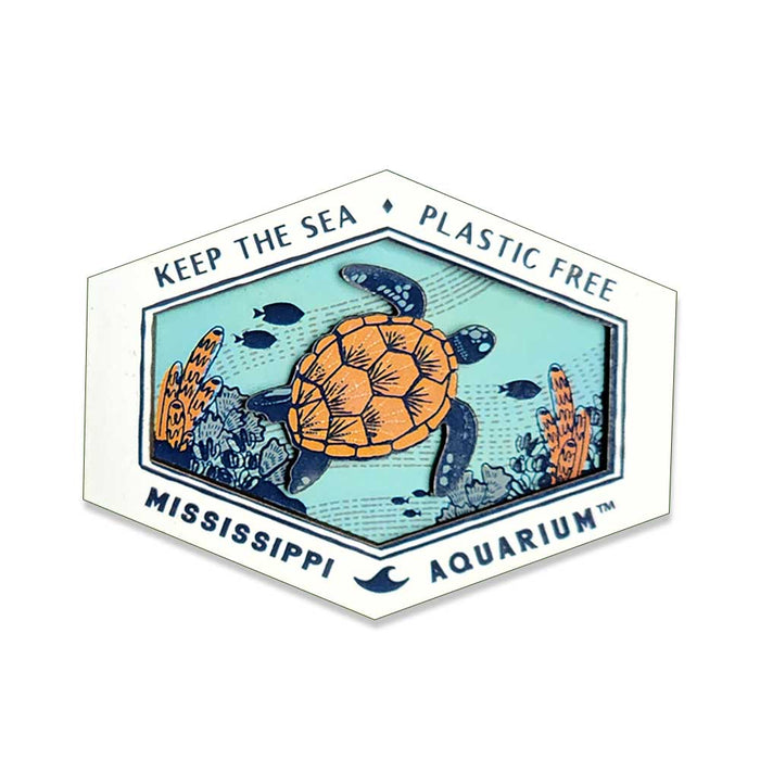 Mississippi Aquarium Keep Sea Clean Magnet