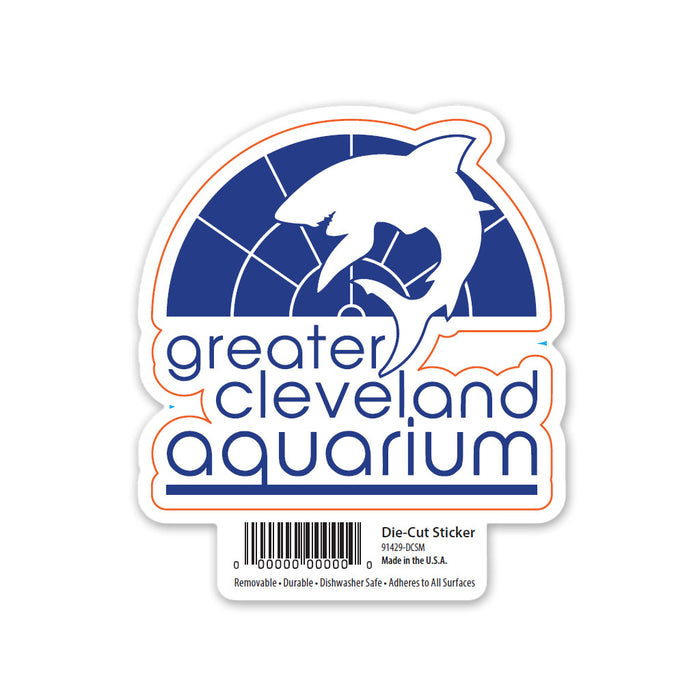 Greater Cleveland Aquarium Logo Sticker