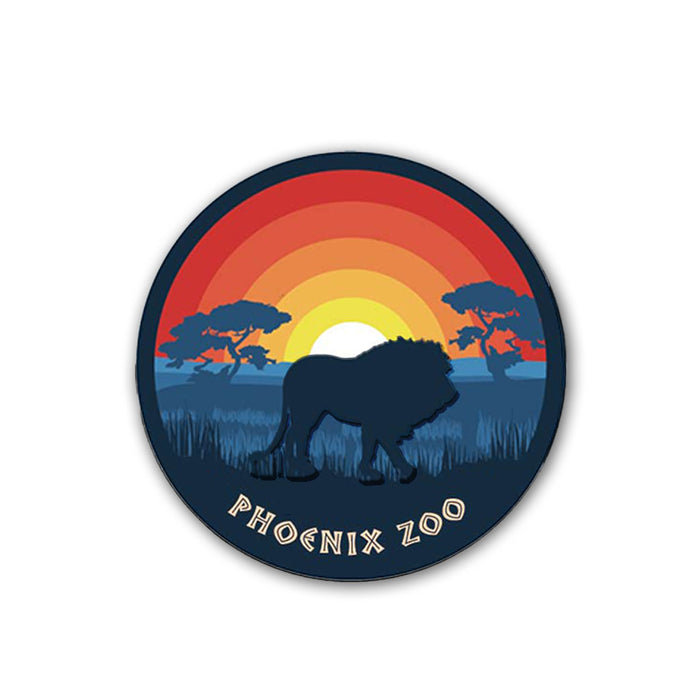 Phoenix Zoo Lion Magnet