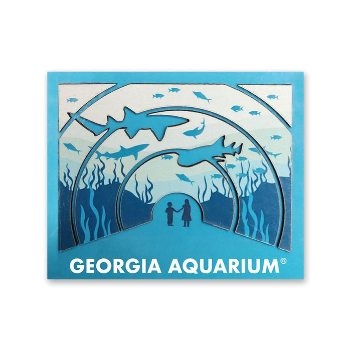 Georgia Aquarium Shark Tunnel Magnet