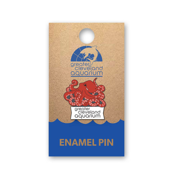 Greater Cleveland Aquarium Octopus Enamel Pin