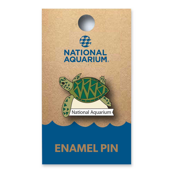 National Aquarium Turtle Enamel Pin