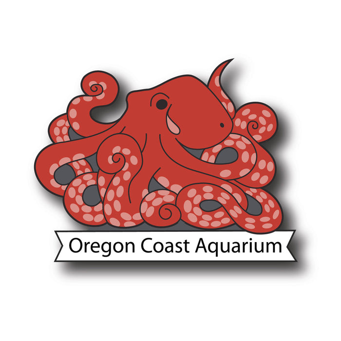 Oregon Coast Aquarium Octopus Pin