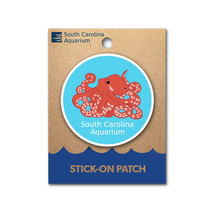 South Carolina Aquarium Octopus Stick-On Patch