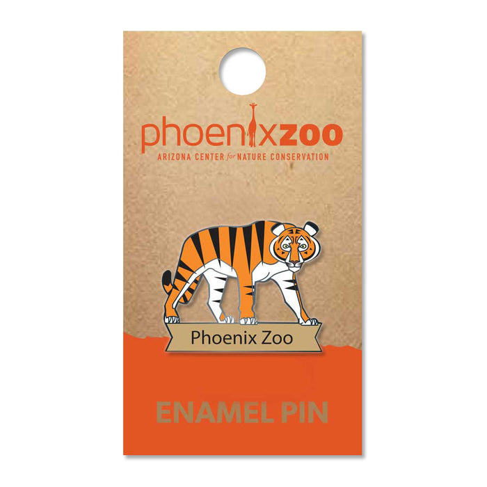 Phoenix Zoo Tiger Enamel Pin