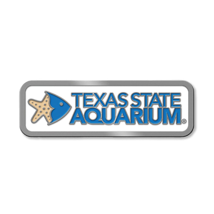 Texas State Aquarium Logo Enamel Magnet