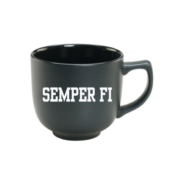 Semper Fi Ooh-Rah Mug, Black