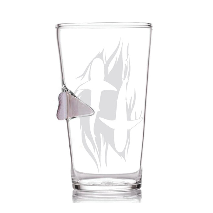Shark Tooth Pint Glass