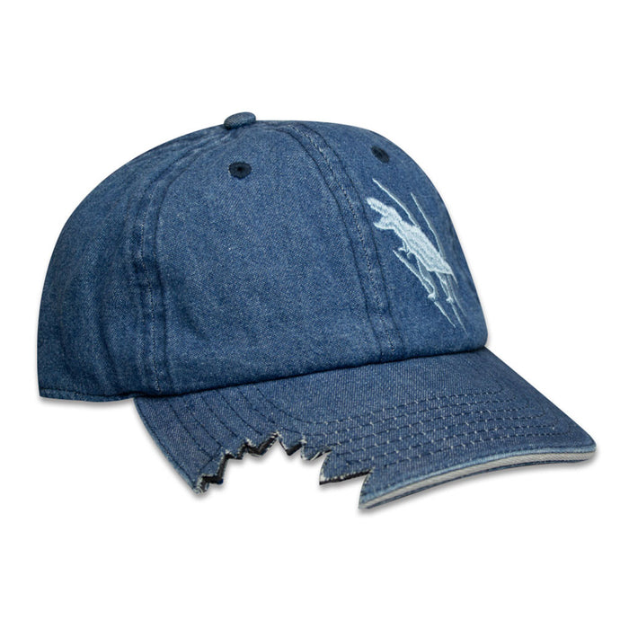 Bitten by a T. Rex Denim Cap