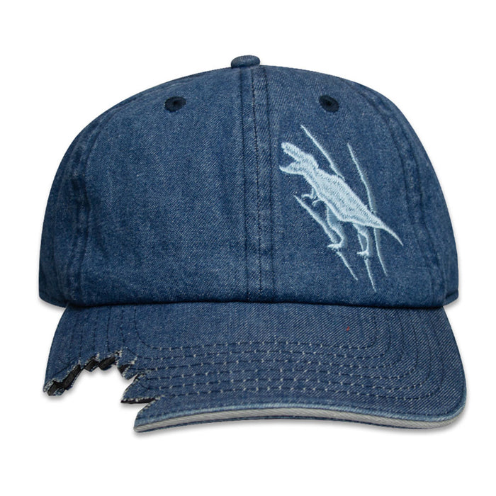 Bitten by a T. Rex Denim Cap