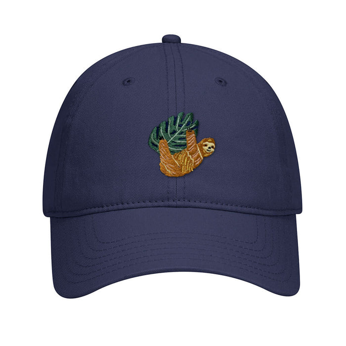 Sloth Icon Embroidered Youth Cap