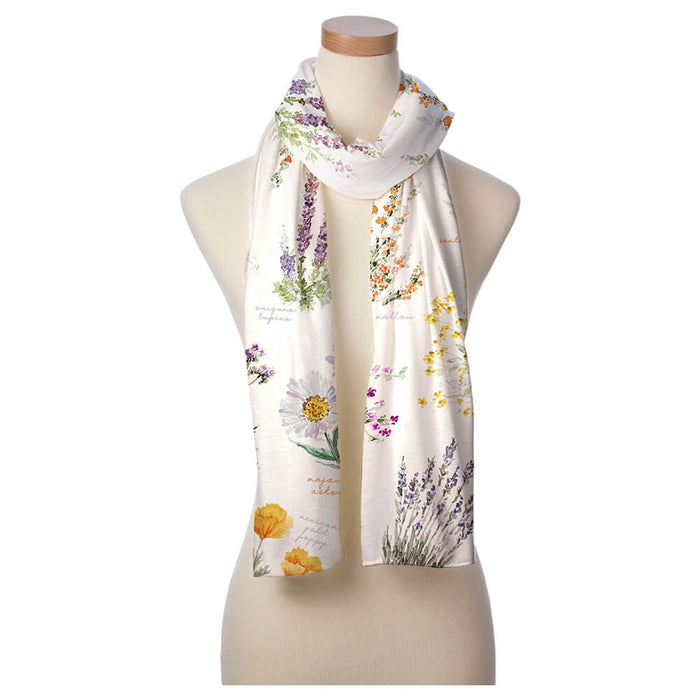 Desert Botanical Garden Wildflowers Scarf