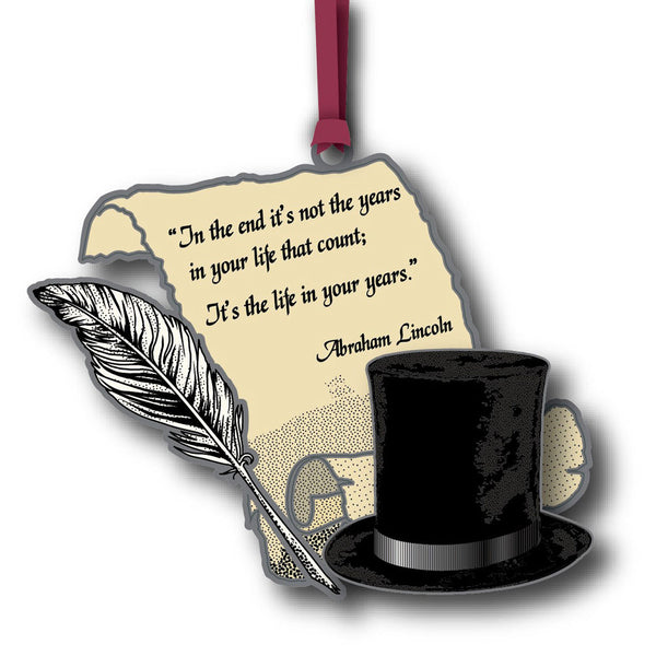 Abraham Lincoln Quote Ornament