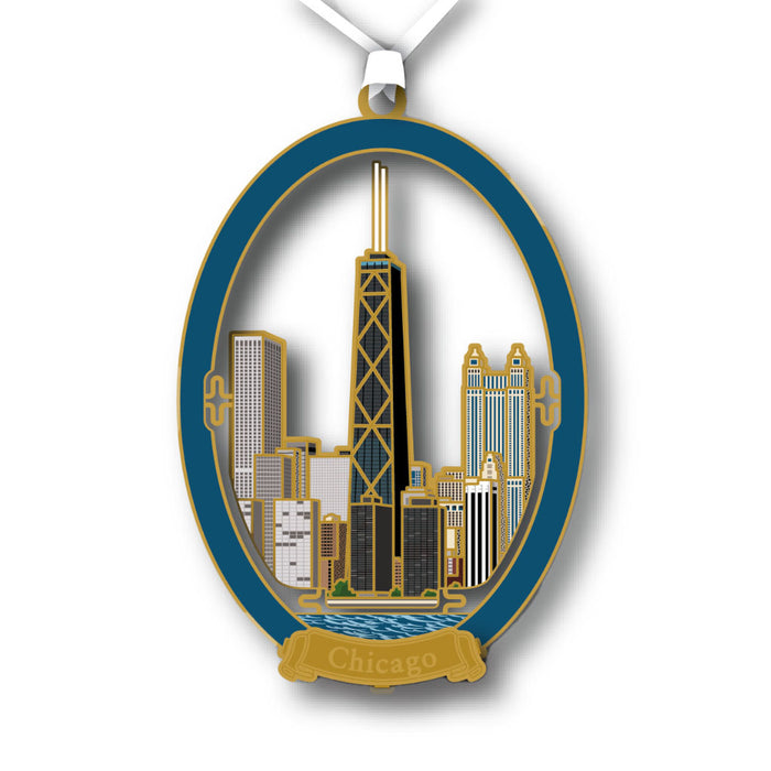 360 CHICAGO Skyline Ornament