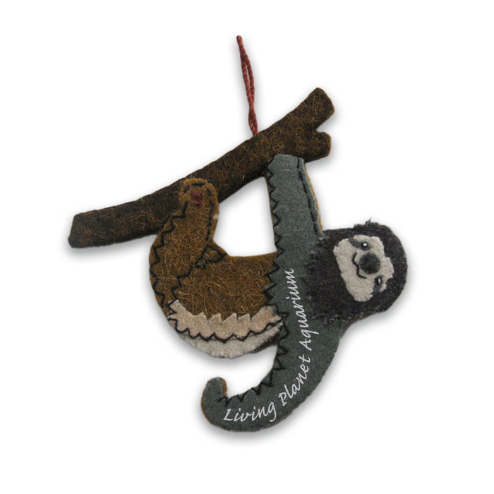 Loveland Living Planet Aquarium Sloth Wool Ornament