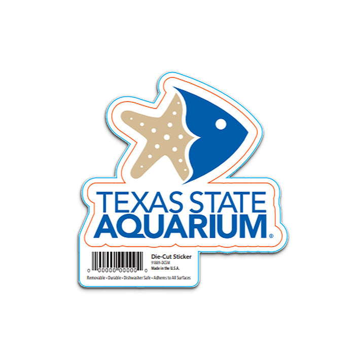 Texas State Aquarium Souvenir Sticker