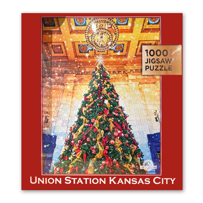 Union Station Kansas City Christmas Tree 1000-Piece Puzzle