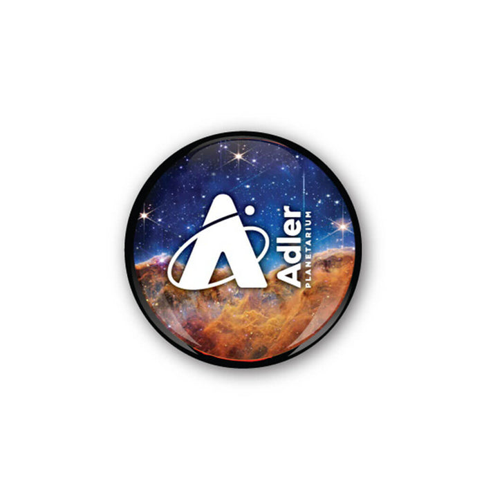 Adler Planetarium Nebula Glass Dome Magnet