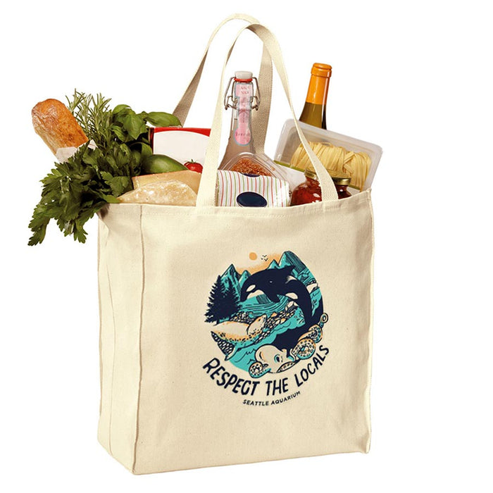 Seattle Aquarium Respect The Locals Tote