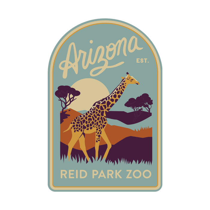Reid Park Zoo Giraffe Patch Magnet