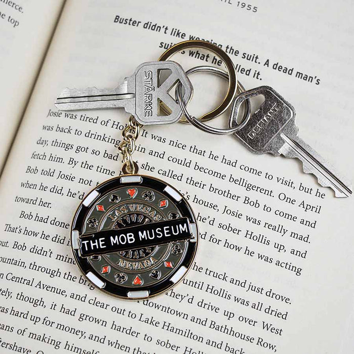 Las Vegas Poker Chip Keychain