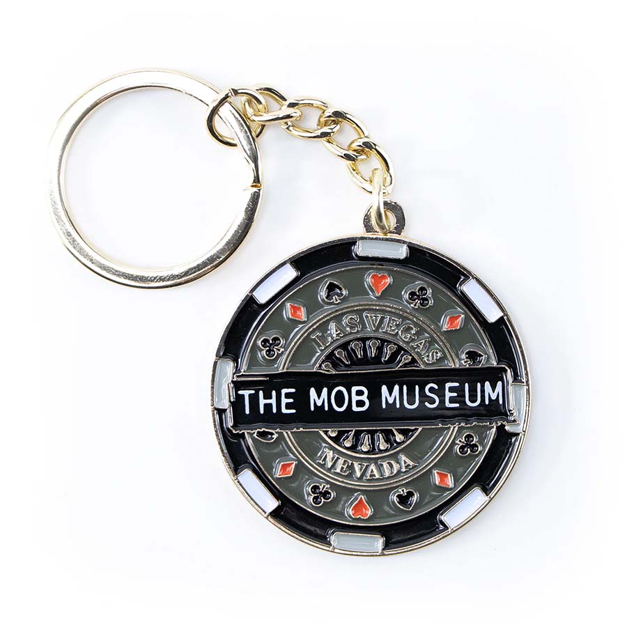 Las Vegas Poker Chip Keychain — Muze Merch