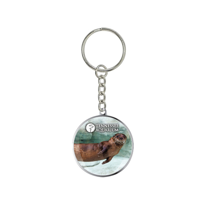 Tennessee Aquarium Otter Dome Keychain