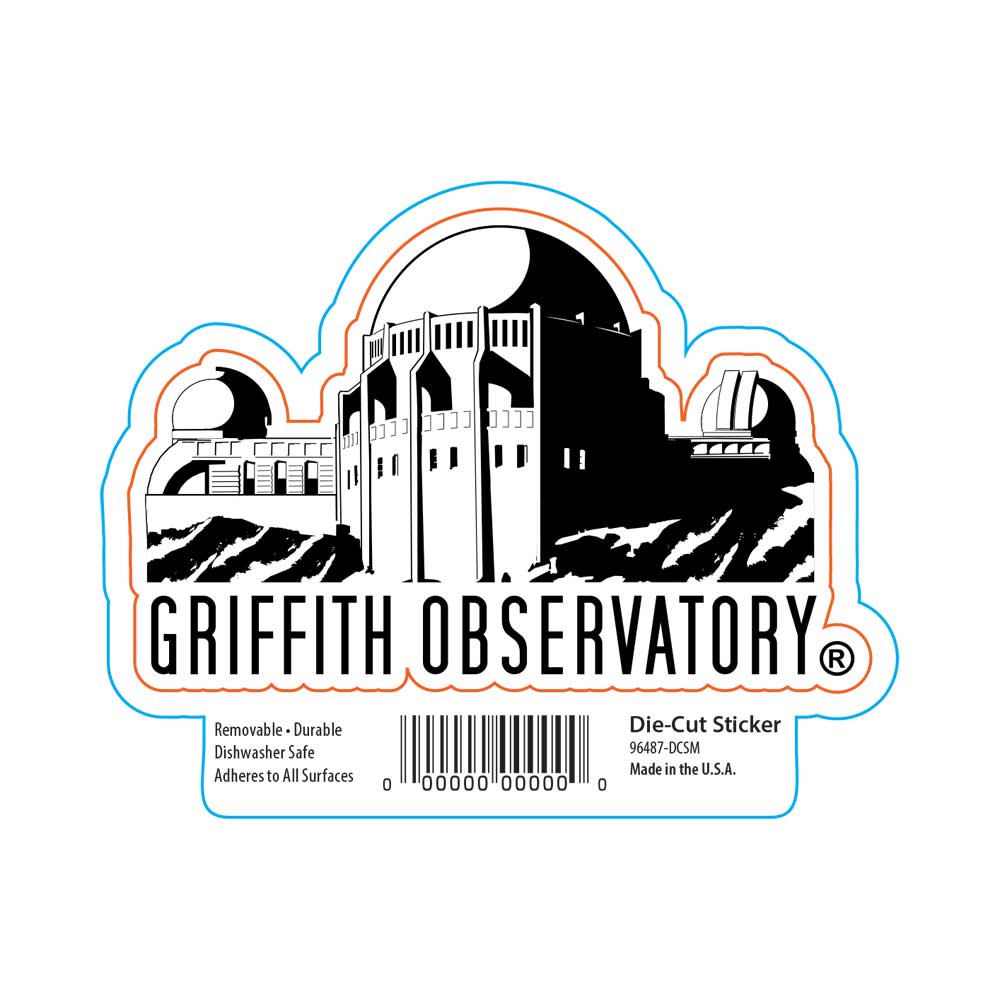 Griffith Observatory Souvenir Sticker — Muze Merch