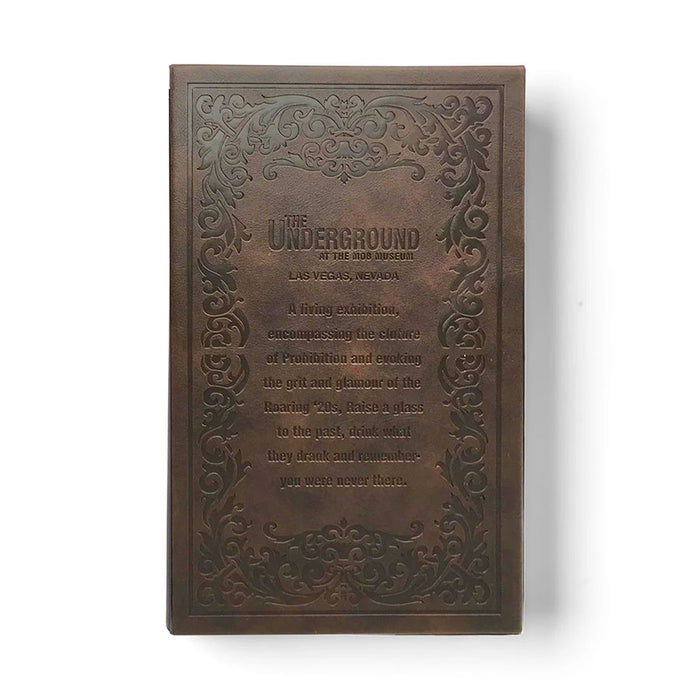 The Mob Museum Underground Book/Flask