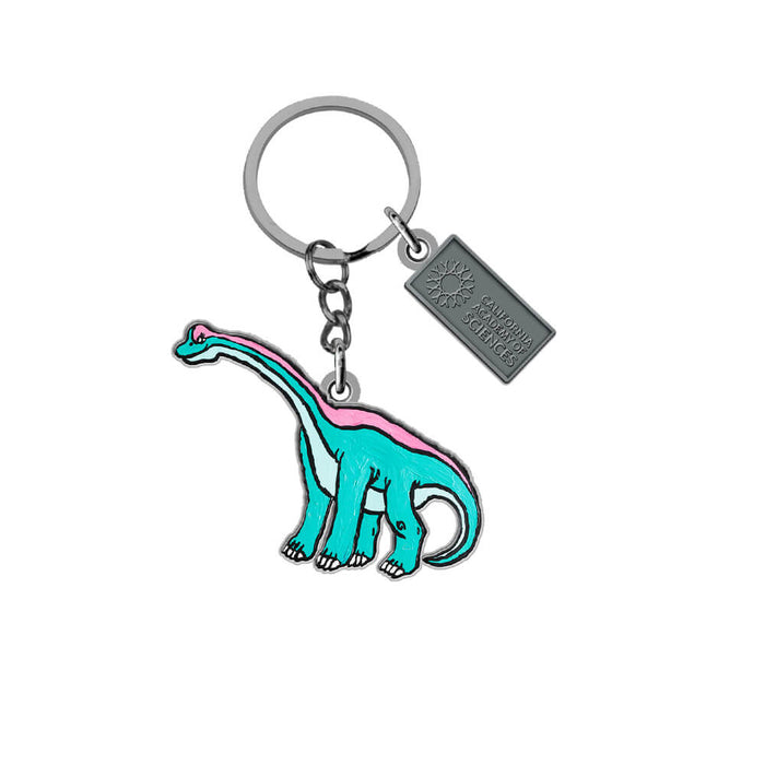 California Academy of Sciences Yukari Sakura Dinosaur Enamel Keychain
