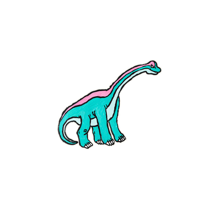 California Academy of Sciences Yukari Sakura Dinosaur Enamel Pin Set
