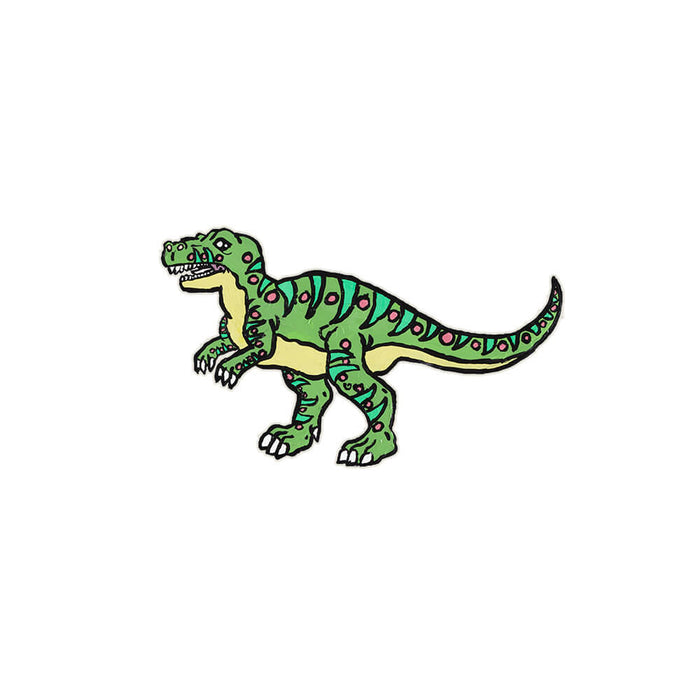 California Academy of Sciences Yukari Sakura Dinosaur Enamel Pin Set