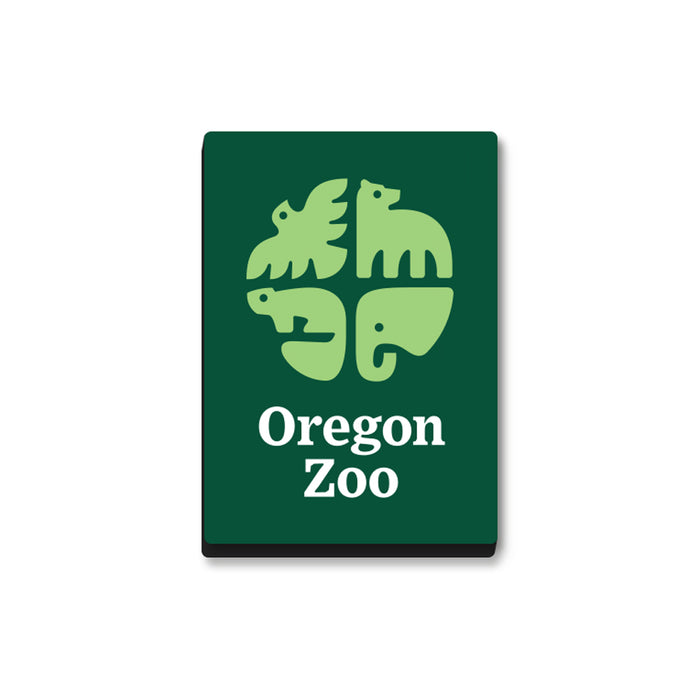 Oregon Zoo Logo Souvenir Magnet