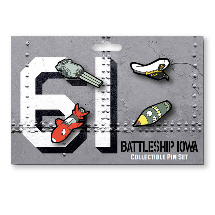 Battleship IOWA Brent Noll Pin Set