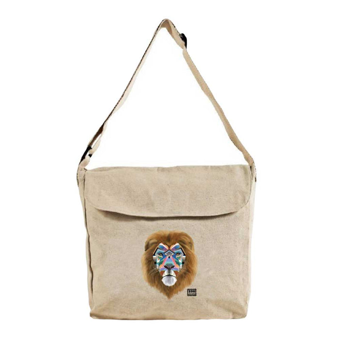 Zoo Atlanta Austin Blue Lion Messenger Bag