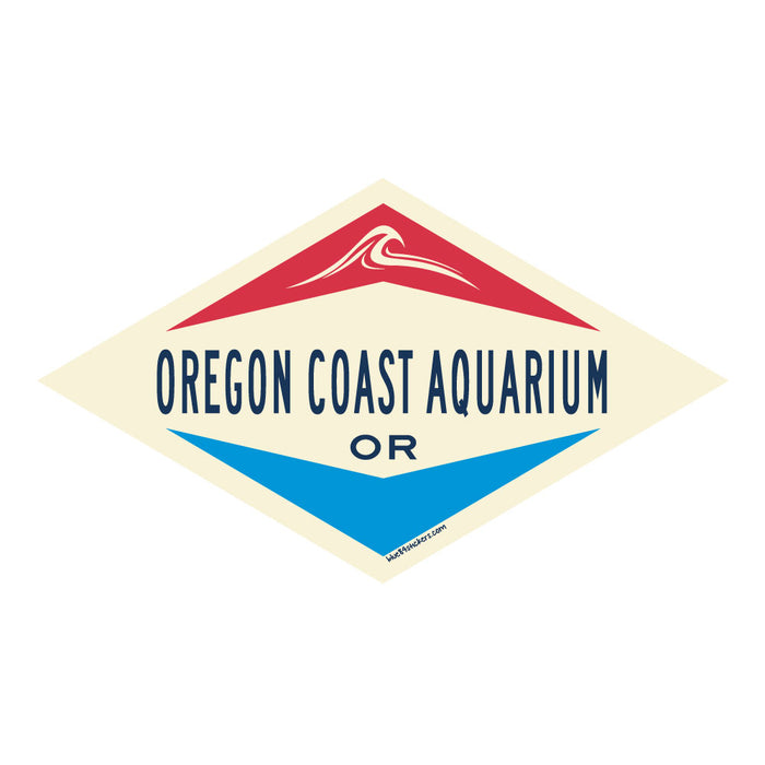 Oregon Coast Aquarium Wave Sticker
