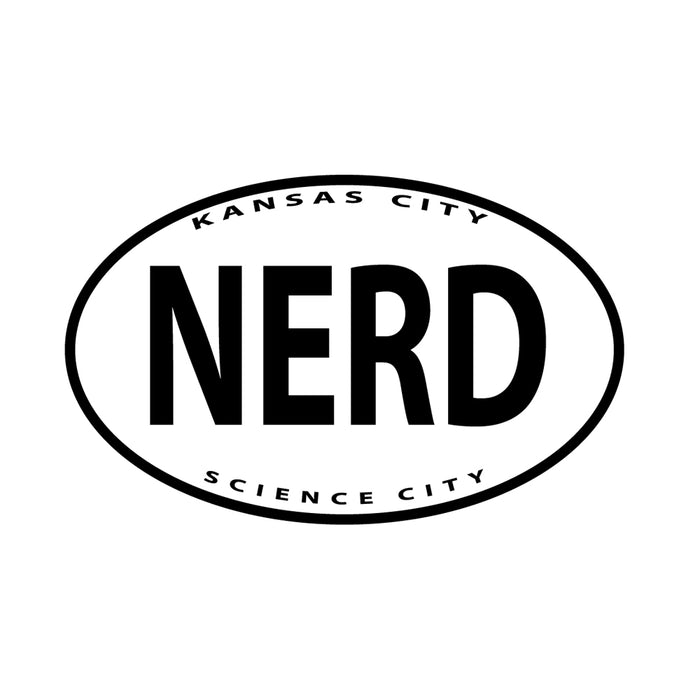 Kansas City Science City Nerd Sticker
