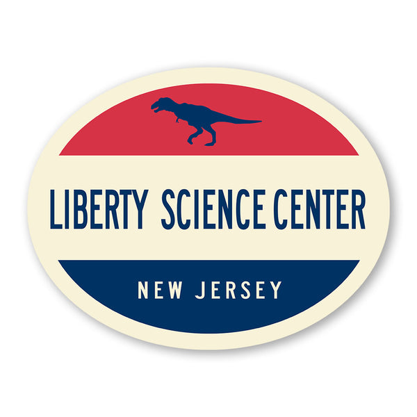 Liberty Science Center T-rex Sticker