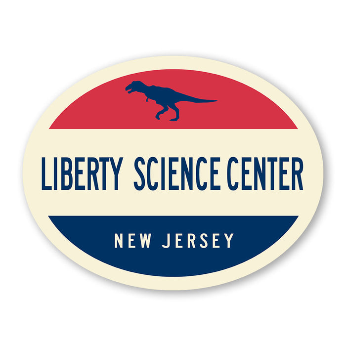 Liberty Science Center T-rex Sticker