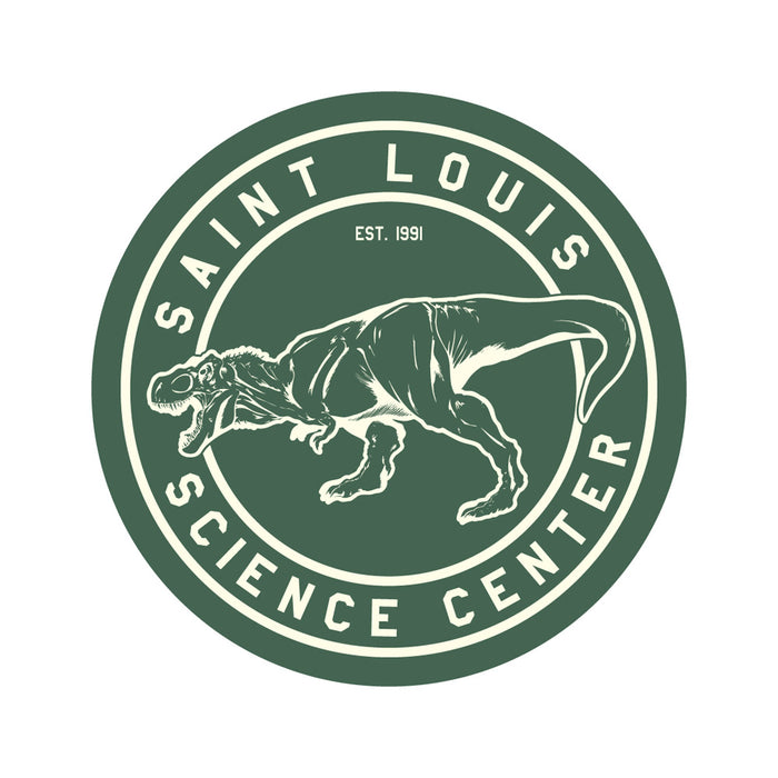 Saint Louis Science Center Quarantine T-Rex Sticker