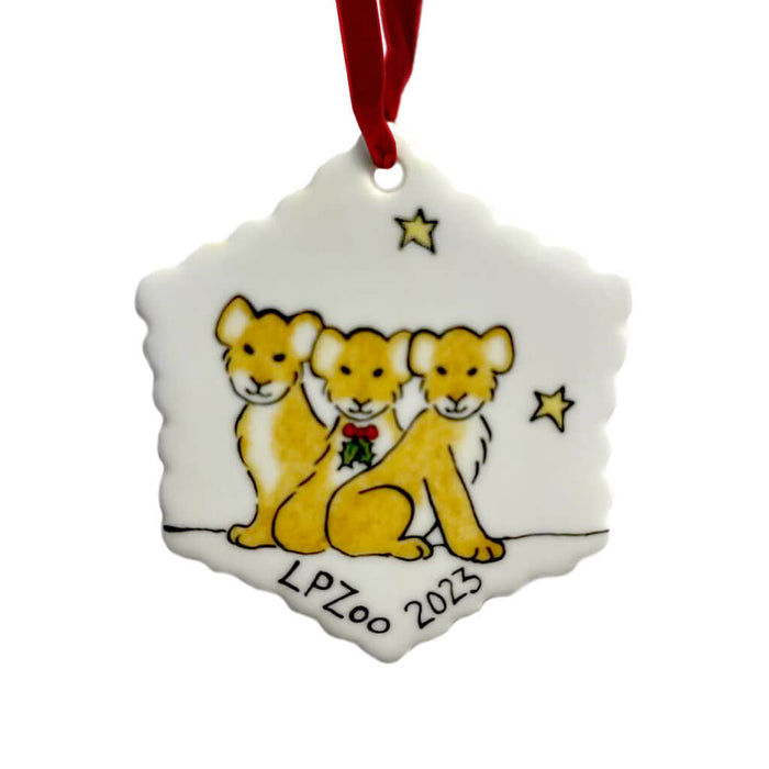 Lincoln Park Zoo Lion Collectible Ornament 2023