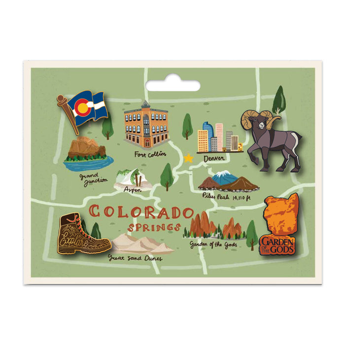 Garden of the Gods Collectible Pin Set
