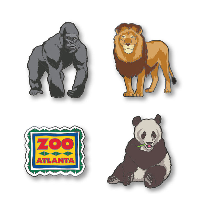 Zoo Atlanta Animal Map Pin Set