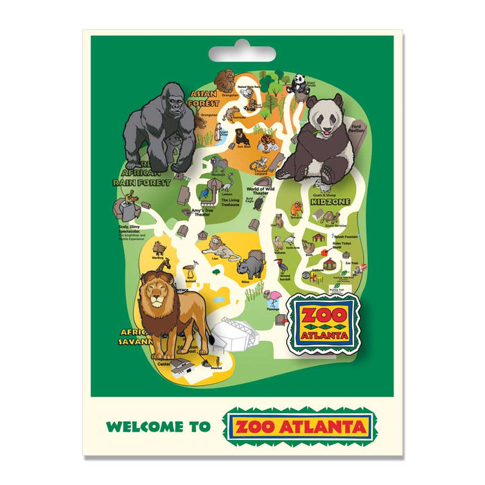 Zoo Atlanta Animal Map Pin Set